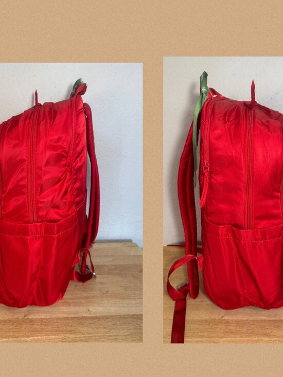 Vea Bradley Large Bancroft Backpack Nylon Goji Berry Red NWT main image 10